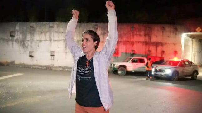 Personal trainer e empresária capixaba Alê Junqueira corre o Caminhos da Sabedoria, em Ibiraçu