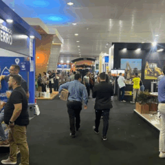 Evento reuniu 150 marcas expositoras e atraiu 18 mil visitantes no Pavilhão de Carapina. Foto: Divulgação/ES Construção Brasil 2025