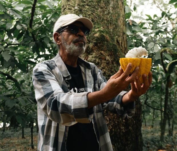 Durante o Chocolat Festival Bahia, visitei fazendas cacaueiras de Ilhéus (Foto: Wellinson Tibúrcio)