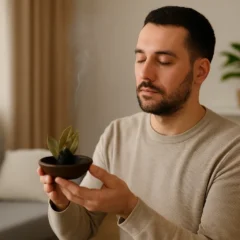 Energia da casa tava travada - Ritual com louro e carvão
