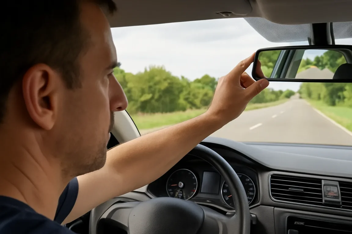 Esse ajuste no retrovisor evita pontos cegos e melhora a direção Esse ajuste no retrovisor evita pontos cegos e melhora a direção