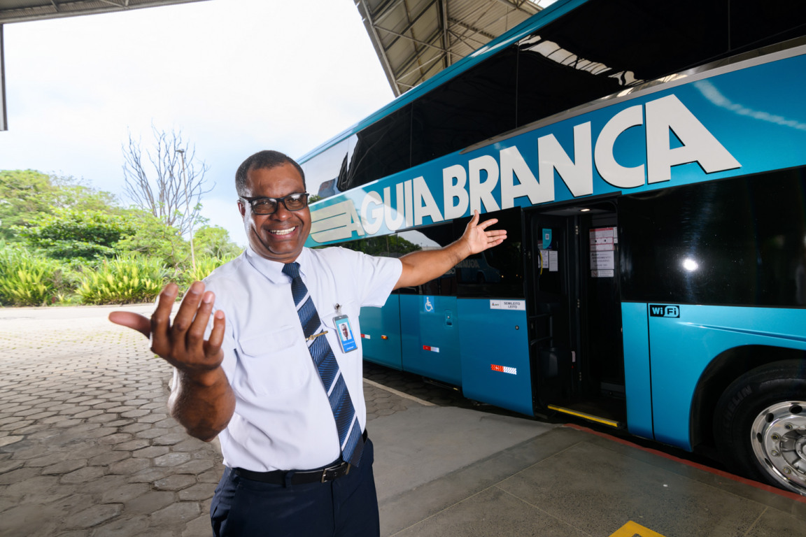 Águia Branca: a empresa mais lembrada em Marcas Ícones na categoria Transporte Rodoviário de Passageiros. Foto: Águia Branca/Divulgação Águia Branca: a empresa mais lembrada em Marcas Ícones na categoria Transporte Rodoviário de Passageiros. Foto: Águia Branca/Divulgação