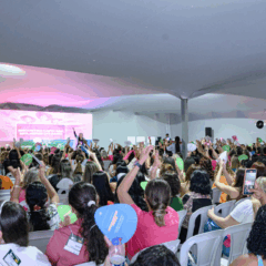 Mulheres no agro foram destaque durante feira da Cooabriel. Crédito: Divulgação/Feira de Agronegócios Cooabriel 2025