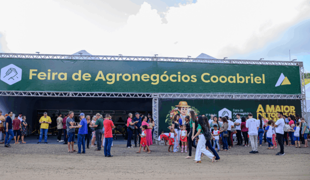 Em 2024, o evento movimentou mais de R$ 690 milhões em negócios. Foto Divulgação/Feira de Agronegócios Cooabriel