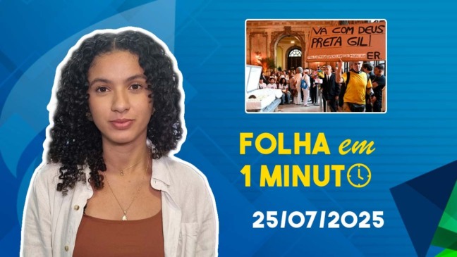 Folha em 1 Minuto 25-07-25