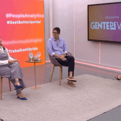 A especialista, Daniela Quintanilha e o empresário e presidente da Assevila, Thomaz Tommasi conversaram com a apresentadora Roberta Kato. Foto: Reprodução/Tv Vitória