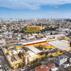 Imagem aérea da fábrica de chocolates Garoto, da Nestlé, em Vila Velha. Foto: Garoto/Divulgação