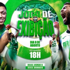 Basquete. Jogo de Exibição Brasil Verde x Brasil Branco.