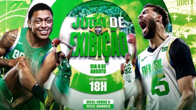 Basquete. Jogo de Exibição Brasil Verde x Brasil Branco.