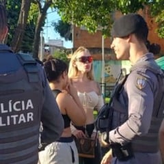 Influenciadora Sara Gabriel atropelamento crianças lesão corporal prima