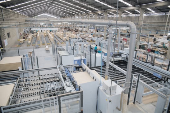 Fábrica da Móveis Rimo, em Linhares. Foto: Móveis Rimo/Divulgação