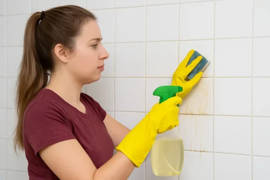 Misturinha mágica com limão tira sujeira de azulejo em 2 minutos