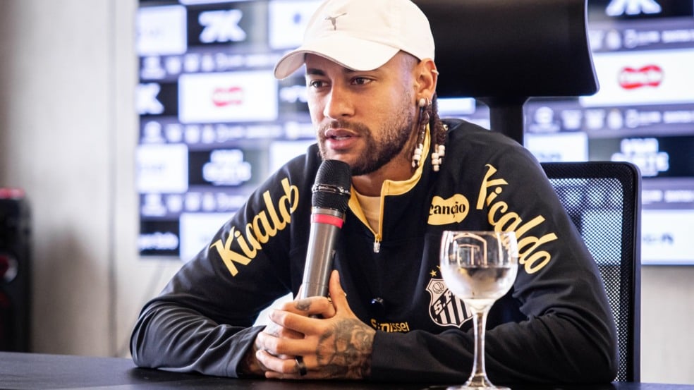 Coletiva Neymar (27/06/2025) - Fotos: Raul Baretta/ Santos FC.