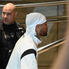 Neymar no ES: chegada no hotel em Vitória