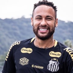 Treino do Santos no CT Rei Pelé: Neymar