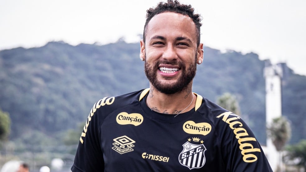 Treino do Santos no CT Rei Pelé: Neymar Treino do Santos no CT Rei Pelé: Neymar
