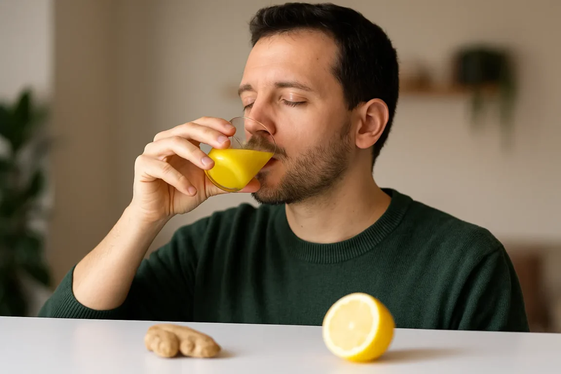 O shot natural com 3 ingredientes reverteu minha baixa imunidade O shot natural com 3 ingredientes reverteu minha baixa imunidade