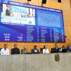 Prefeitos participam de sessão da Ales (foto: Ellen Campanharo/Ales)