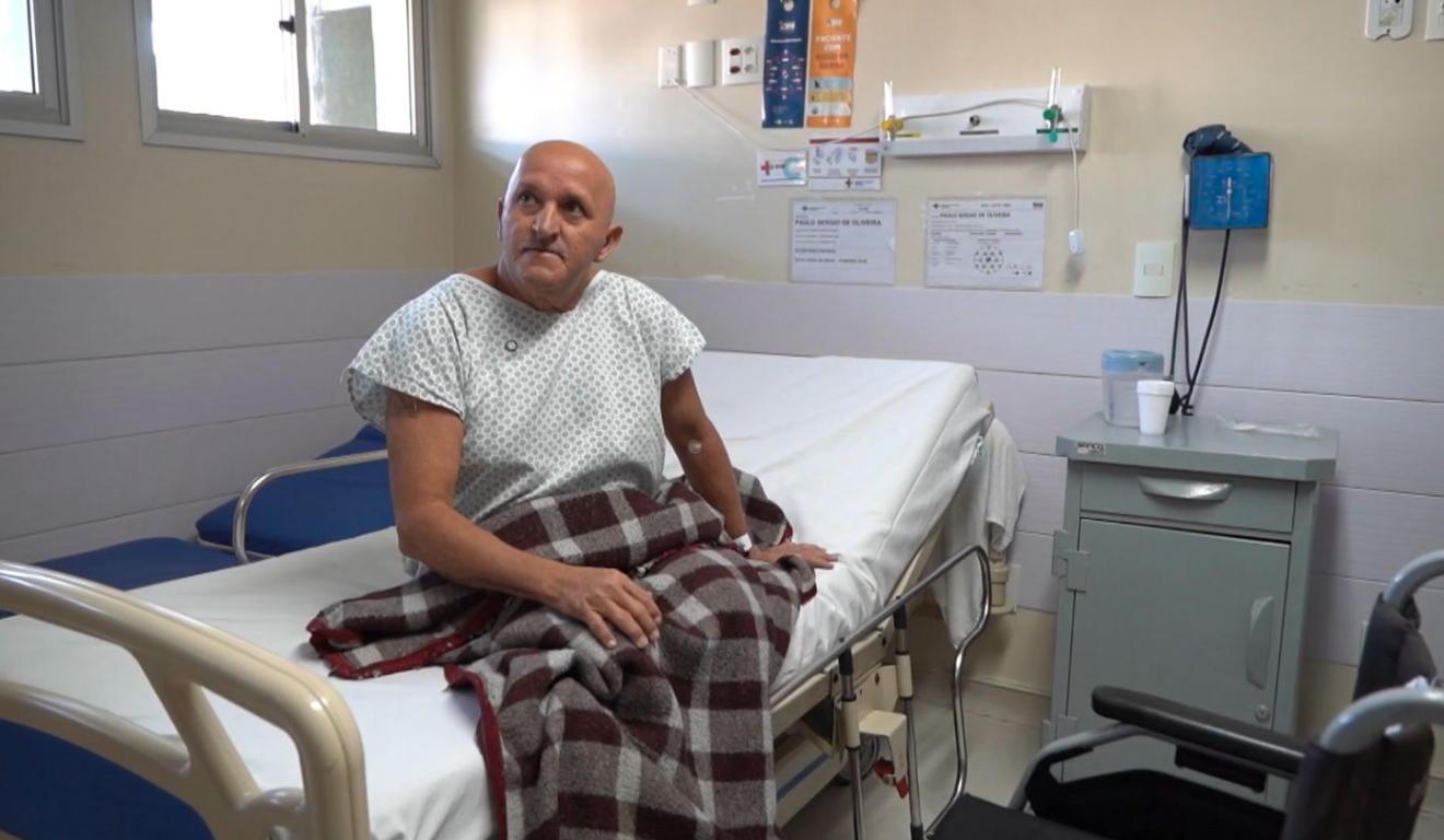 Paulo Sérgio, paciente do SUS
