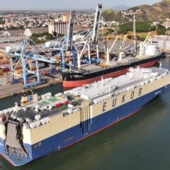 Porto de Capuaba importação e porto de Vitória