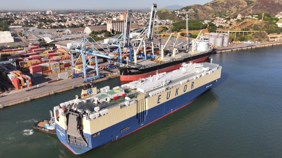 Porto de Capuaba importação e porto de Vitória Porto de Capuaba importação e porto de Vitória