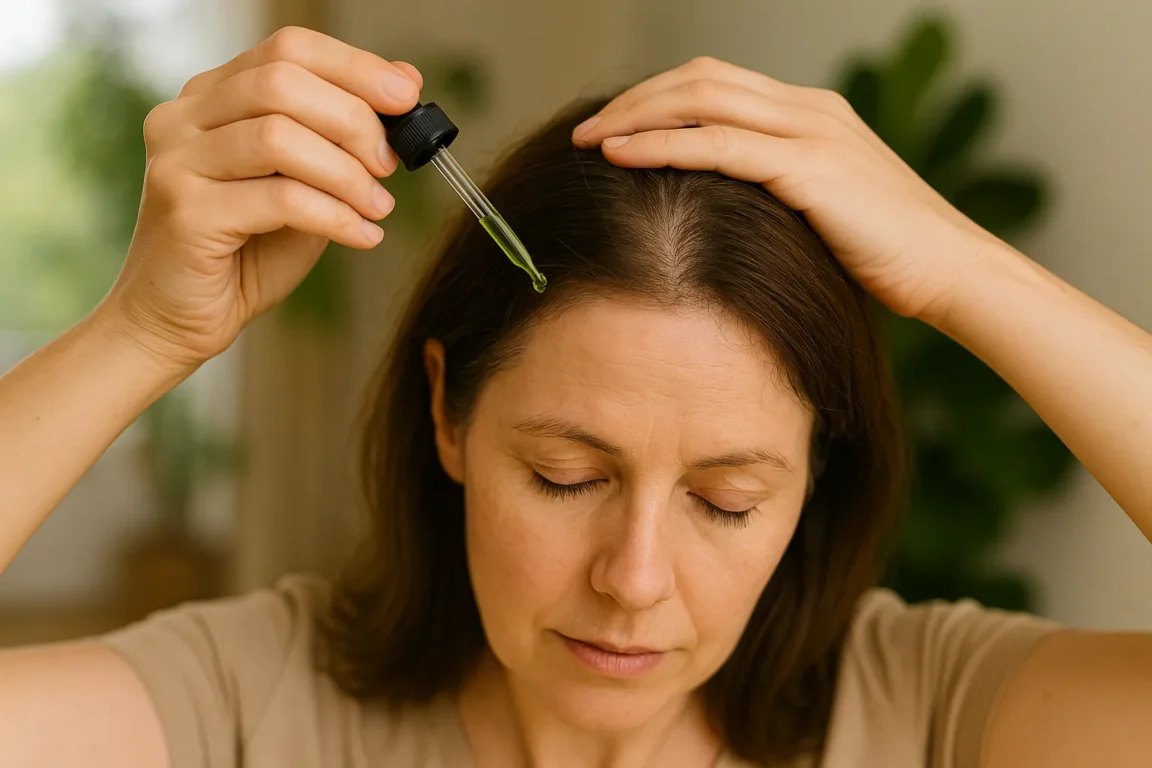 Queda de cabelo massagem com óleo de alecrim salvou meus fios Queda de cabelo massagem com óleo de alecrim salvou meus fios