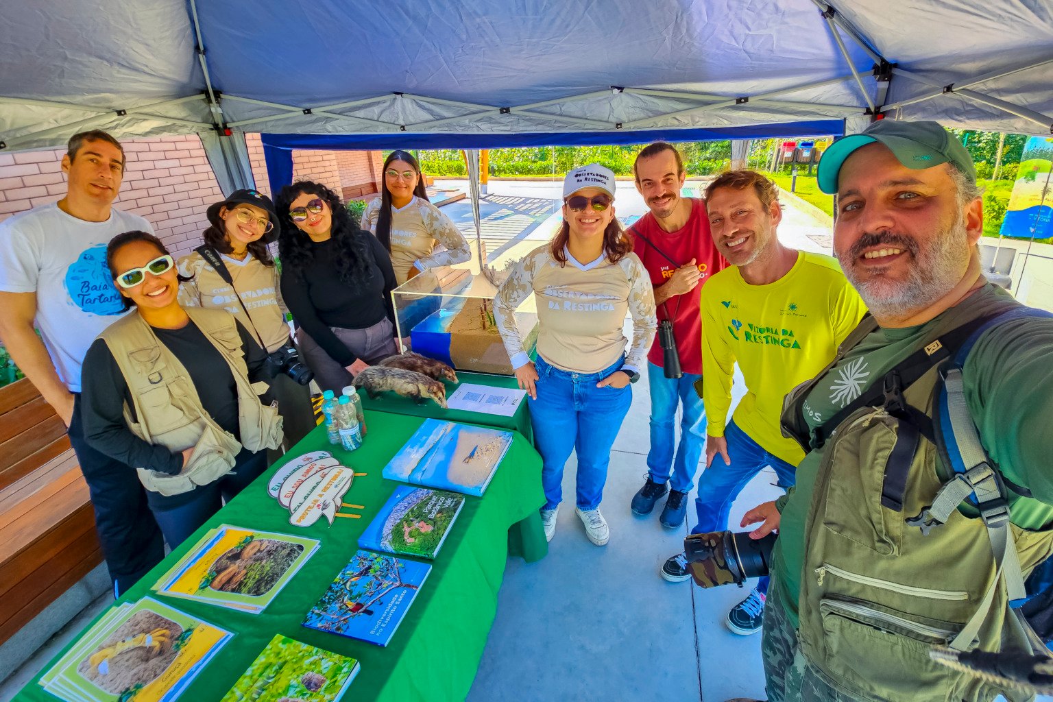 Educação ambiental no Parque Costeiro da Vale (Foto: Leonardo Merçon/Últimos Refúgios)