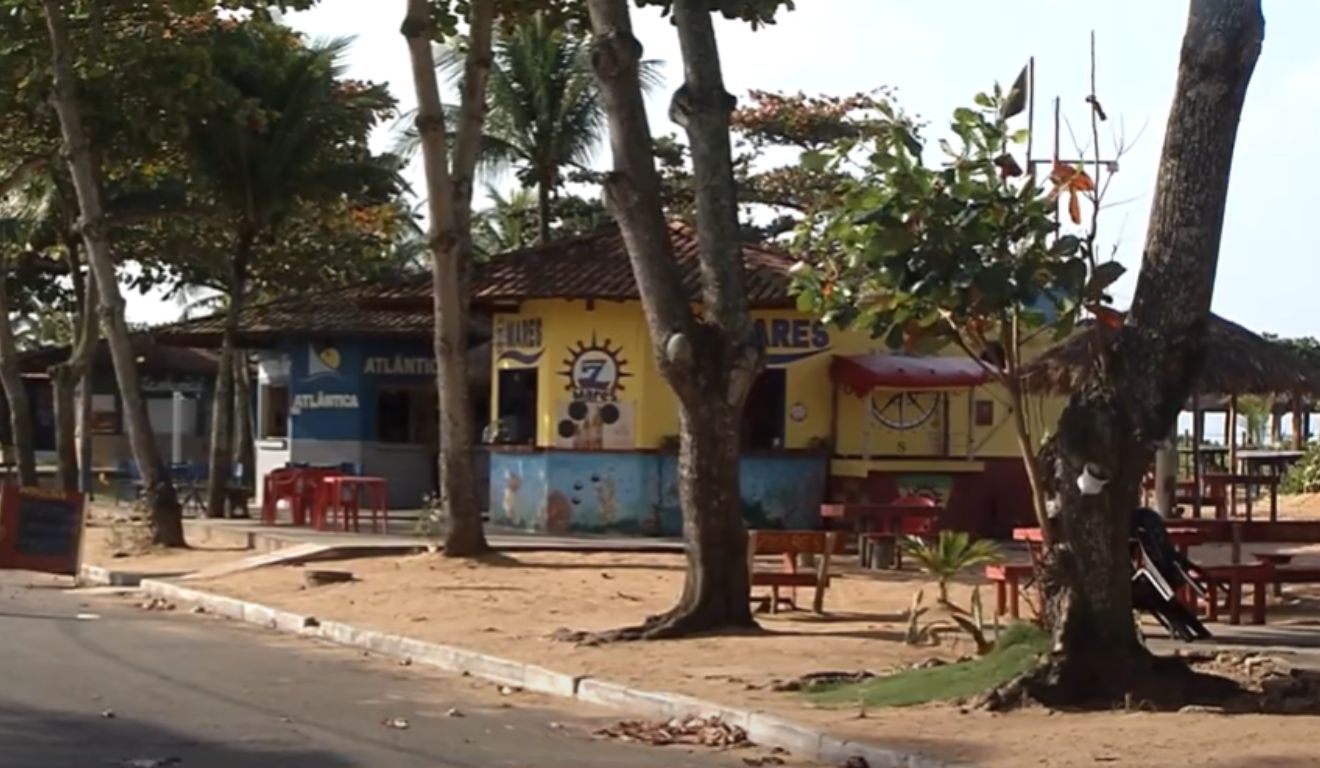 Quiosques foram embargados pela SPU em 2020. Foto: Reprodução/TV Vitória