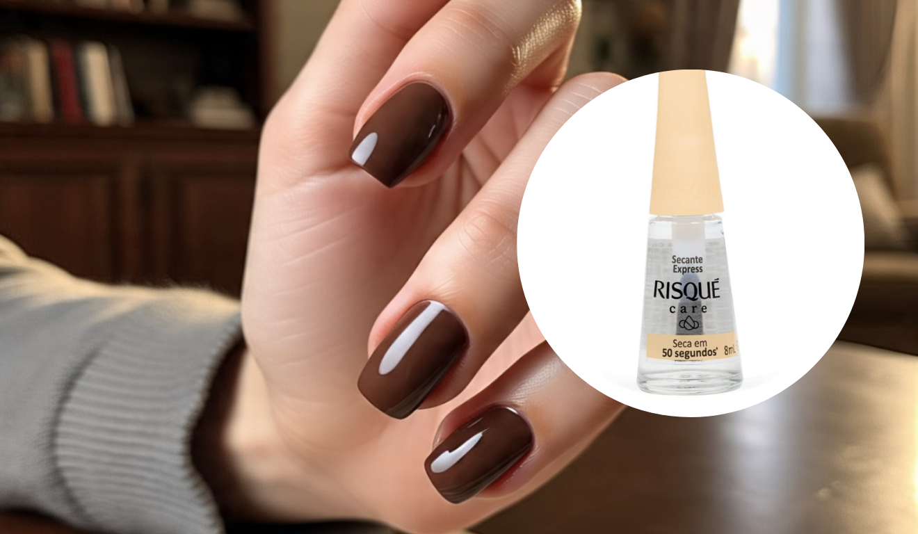 Adeus borrões: produto da Risqué seca o esmalte em 50 segundos