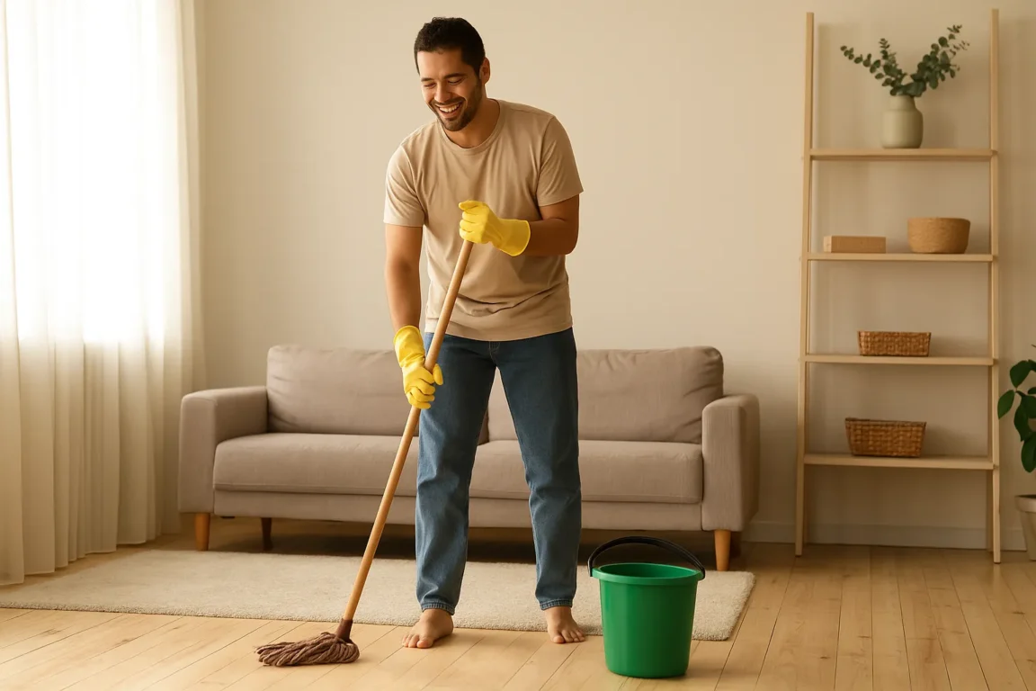 Tirei tudo do lugar e lavei a casa com cravo e canela, o peso nas costas sumiu
