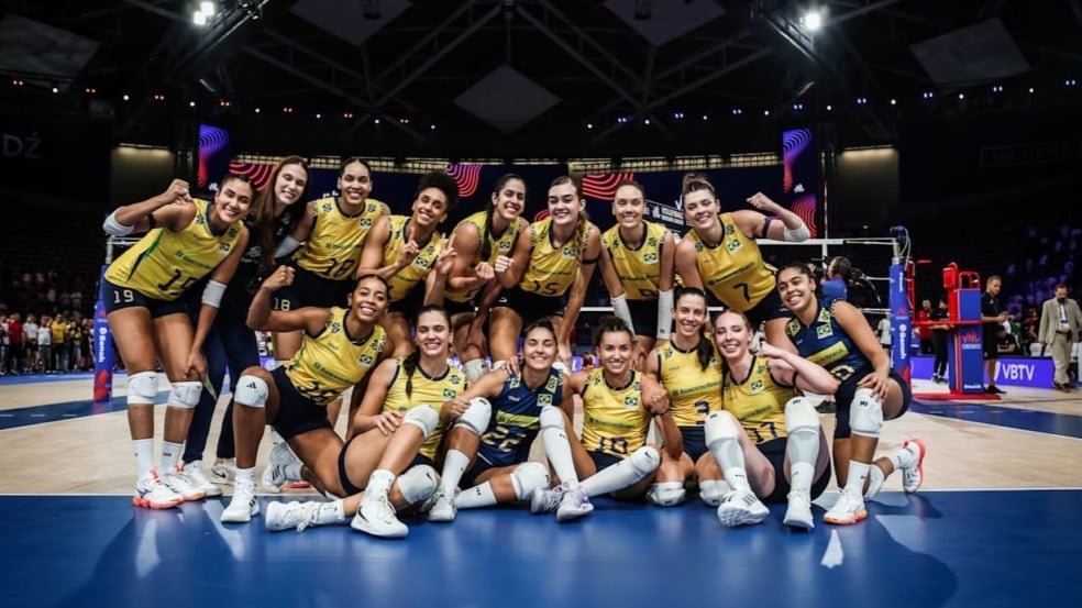 VNL: Brasil x Japão. Semifinal