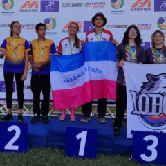 Victor Hugo Duarte e Clarice Cestari Leitão, campeões brasileiros de tiro com arco