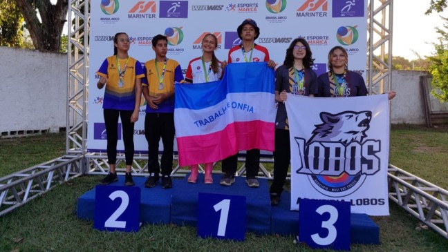Victor Hugo Duarte e Clarice Cestari Leitão, campeões brasileiros de tiro com arco