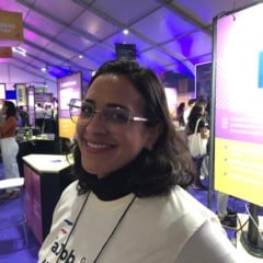 Mirella Ribeiro participa da ESX com grandes expectativas. Ela quer transformar a empresa no primeiro "unicórnio" capixaba. Crédito: Edu Kopernick