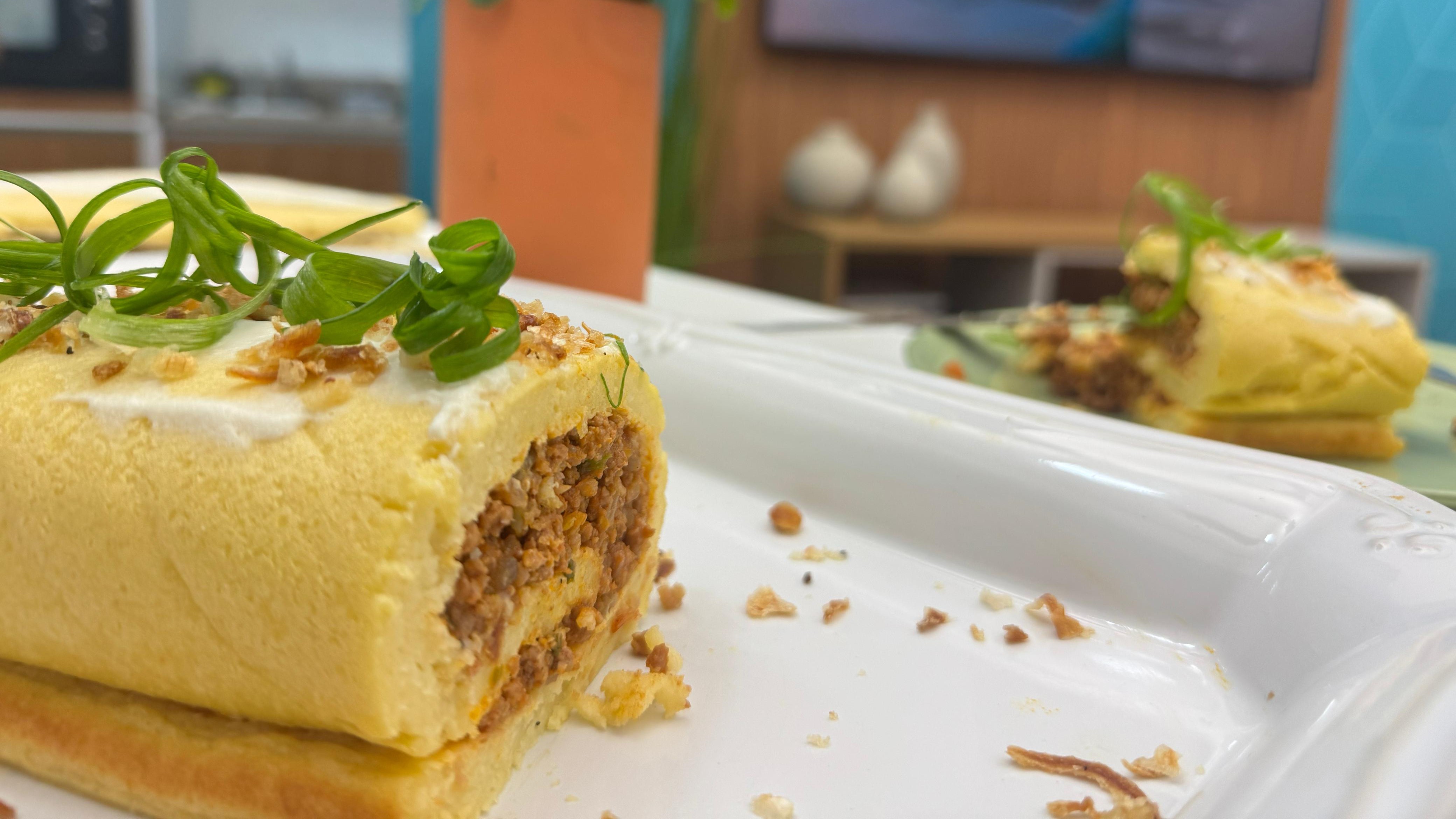 Rocambole de Arroz. Foto: Lucas Henrique Pisa