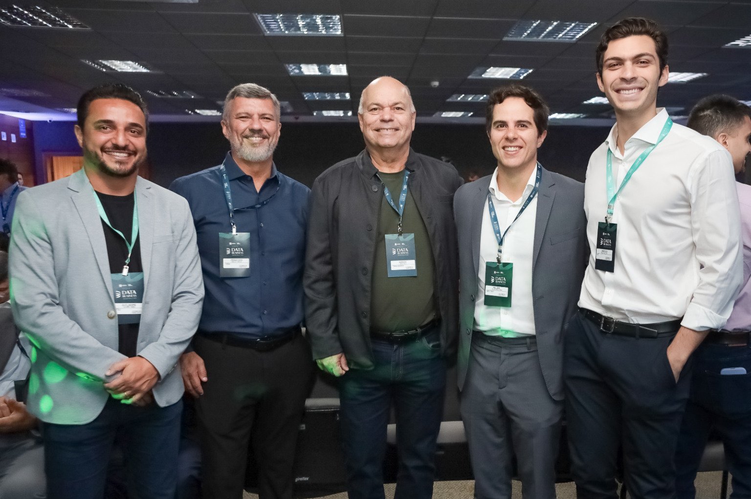 Guilherme, Francisco Carvalho, Sérgio Melo, Felipe Caroni e Americo Buaiz Neto