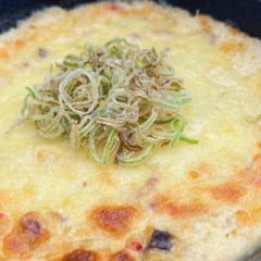 Alho-Poró Gratinado. Foto: Roberta Salgueiro