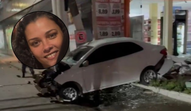 adriana morreu após carro invadir supermercado em colatina