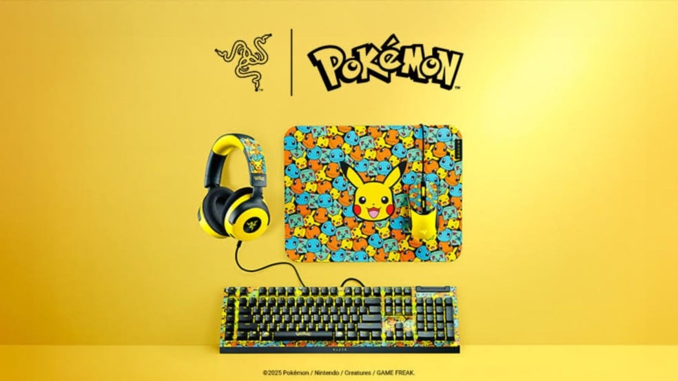 Coleção Razer | Pokémon chega em breve à América Latina