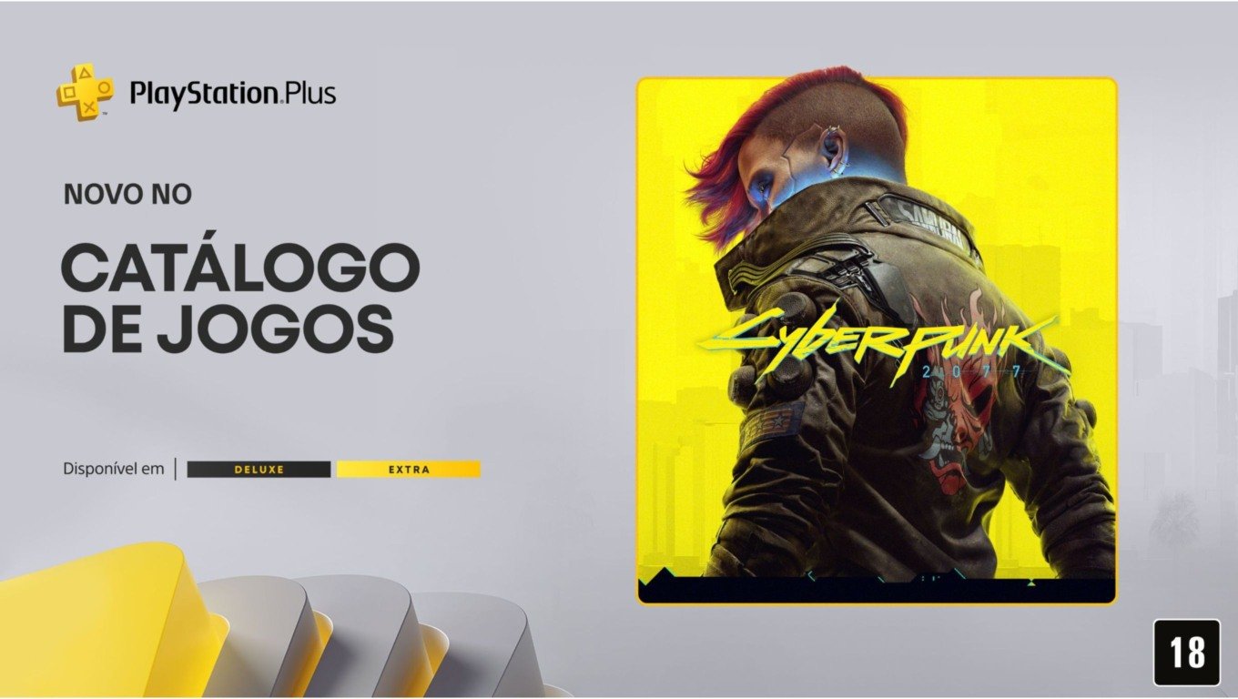 Cyberpunk 2077 chega ao catálogo do PlayStation Plus