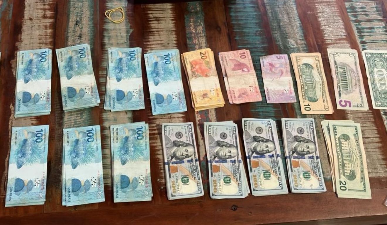 dinheiro apreendido