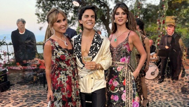 Andrea e Tatiana Coser Rudge na super festa de Marcelo Antunes em Portofino idealizada por Domenico Dolce