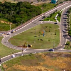 imagem área ES-010 e avenida paulo pereira gomes