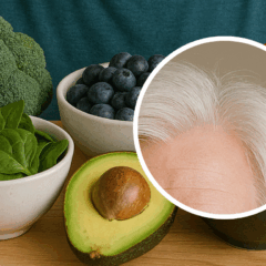 Alimento para escurecer naturalmente os fios/Foto: ChatGPT