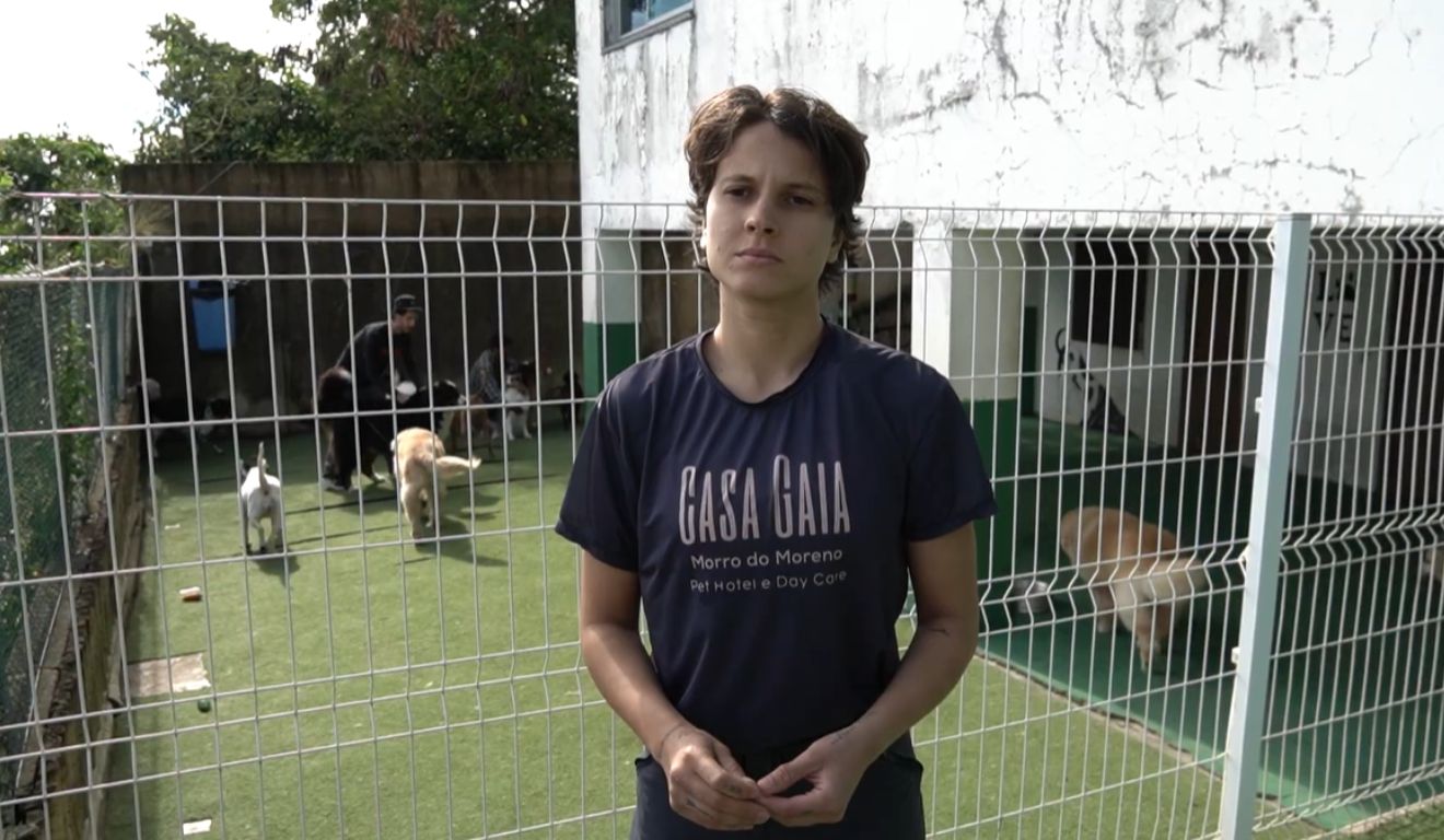 Jude Demoner, adestradora de animais.