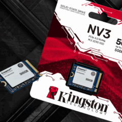 Kingston anuncia SSD NV3 em formato compacto para Steam Deck