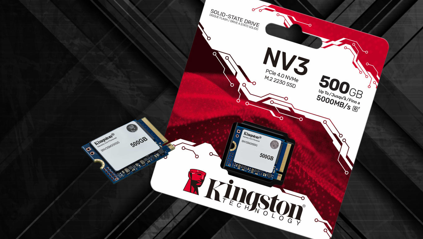 Kingston anuncia SSD NV3 em formato compacto para Steam Deck Kingston anuncia SSD NV3 em formato compacto para Steam Deck