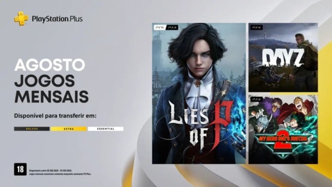 Lies of P chega ao PS Plus em agosto com DayZ e My Hero