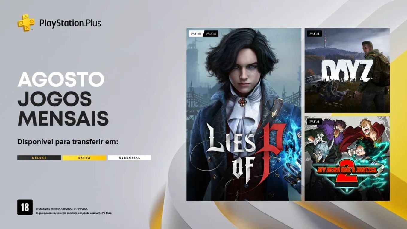 Lies of P chega ao PS Plus em agosto com DayZ e My Hero