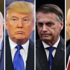Lula, Trump, Bolsonaro e Moraes